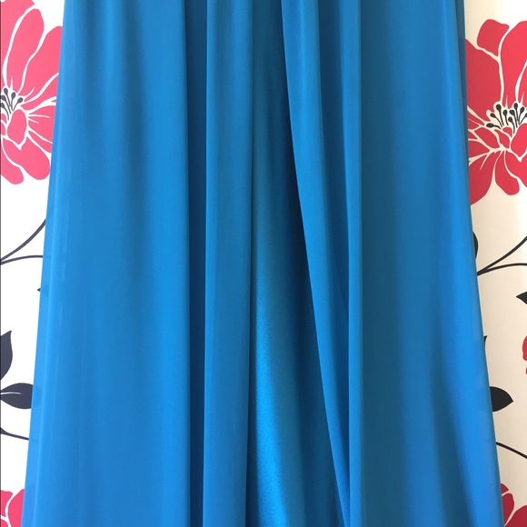 Bari Jay Gown, Style #225, turquoise, size 10 - Picture 7 of 10